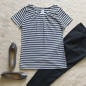 LOFT Striped Blouse